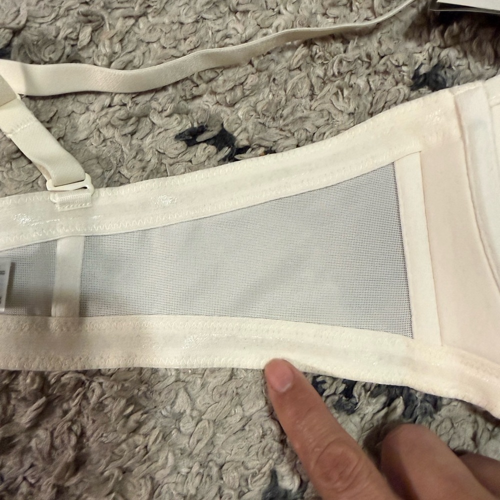 BUNDLE Set Wacoal Elegant White/Cream Reg/Strapless Bra - Picture 6 of 11